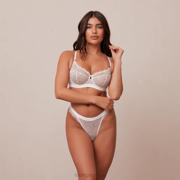 сет балконских грудњака и тангица/гаћица Жене Lounge Доњи веш JPFL29 бео