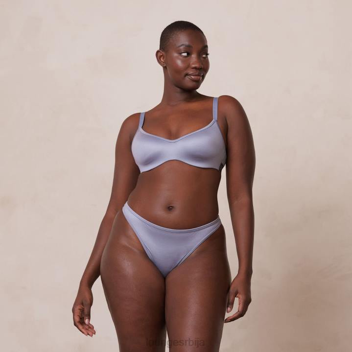 елегантан сет грудњака и тангица/гаћица Жене Lounge Доњи веш JPFL38 димљено плаво