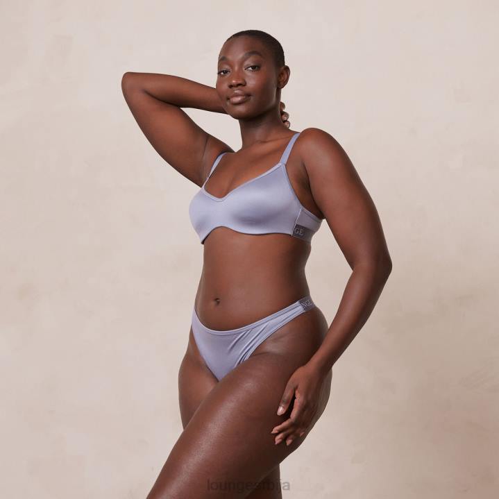 елегантан сет грудњака и тангица/гаћица Жене Lounge Доњи веш JPFL38 димљено плаво