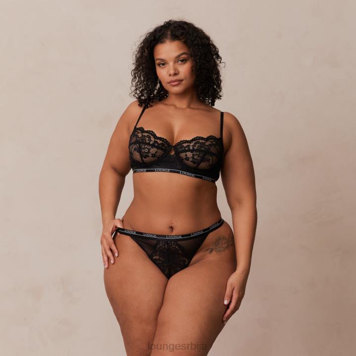 блоссом балконски грудњак и танги сет Жене Lounge Доњи веш JPFL3 црн