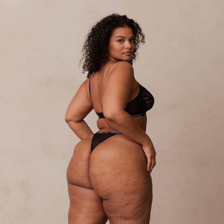 блоссом балконски грудњак и танги сет Жене Lounge Доњи веш JPFL3 црн