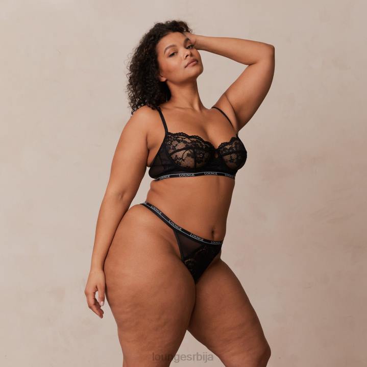 блоссом балконски грудњак и танги сет Жене Lounge Доњи веш JPFL3 црн