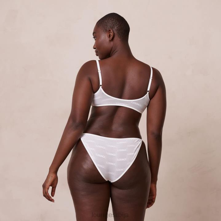 смели сет мрежастих грудњака и тангица/гаћица Жене Lounge Доњи веш JPFL41 бео