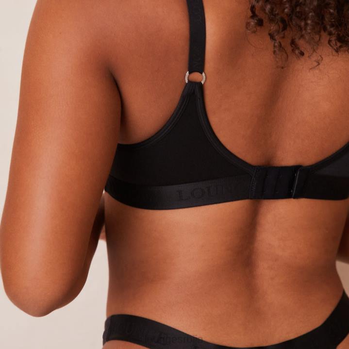 елегантан сет грудњака и тангица/гаћица Жене Lounge Доњи веш JPFL43 црн