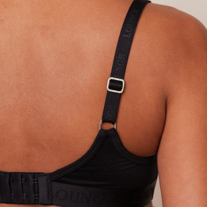 елегантан сет грудњака и тангица/гаћица Жене Lounge Доњи веш JPFL43 црн