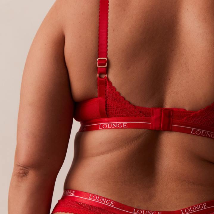 либерти балконски грудњак и танге/гаћице сет Жене Lounge Доњи веш JPFL44 црвена