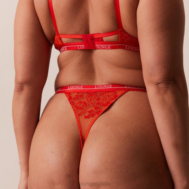луксузни балконски грудњак и танге/гаћице сет Жене Lounge Доњи веш JPFL49 црвена