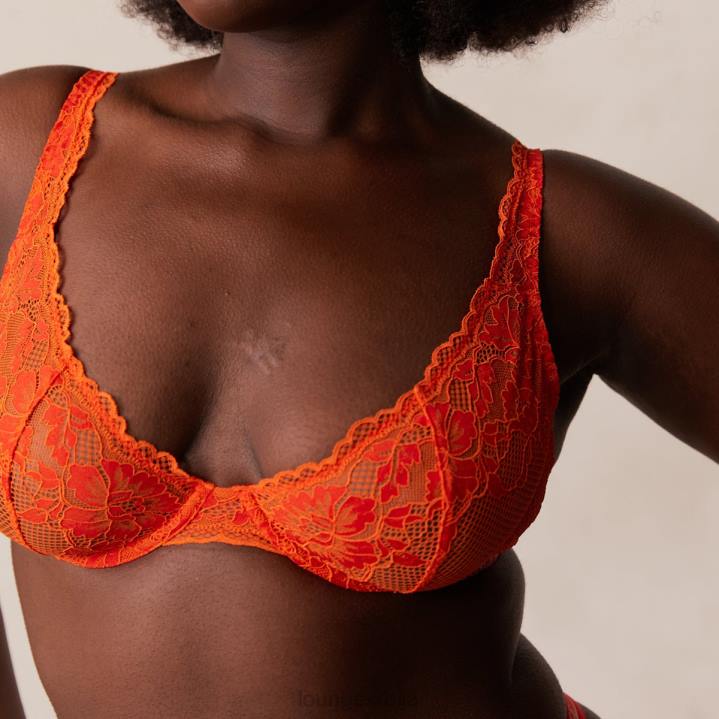 луксузни балконски грудњак и танге/гаћице сет Жене Lounge Доњи веш JPFL49 црвена