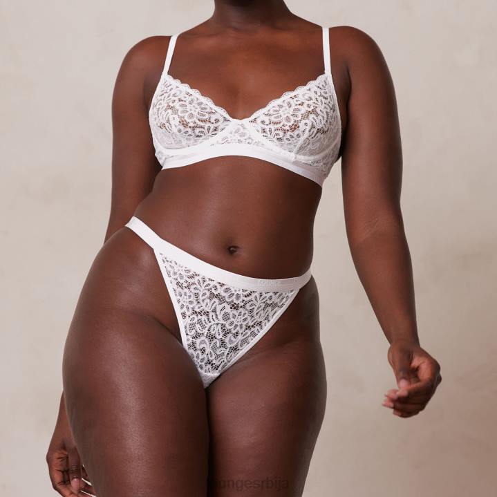 балконски грудњак и танги комплет Жене Lounge Доњи веш JPFL57 бео