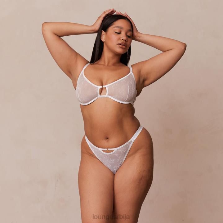 граце грудњак и танги сет Жене Lounge Доњи веш JPFL61 бео