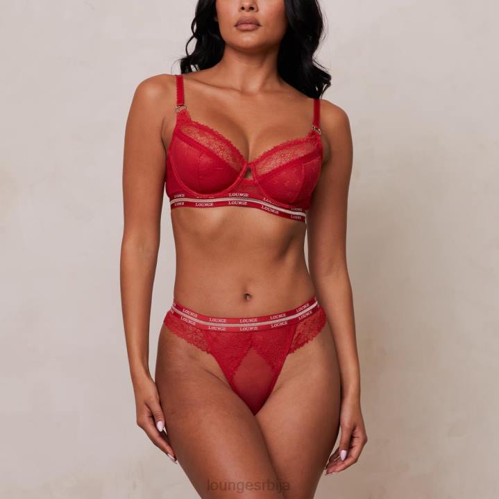Вогуе балконски грудњак и танге/гаћице сет Жене Lounge Доњи веш JPFL68 мароон