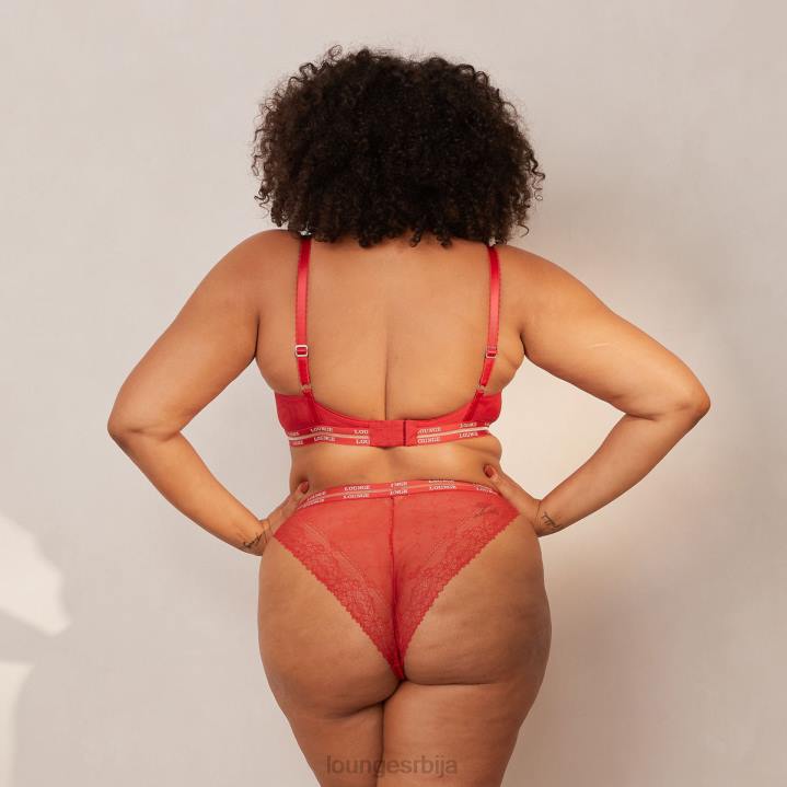 Вогуе балконски грудњак и танге/гаћице сет Жене Lounge Доњи веш JPFL68 мароон