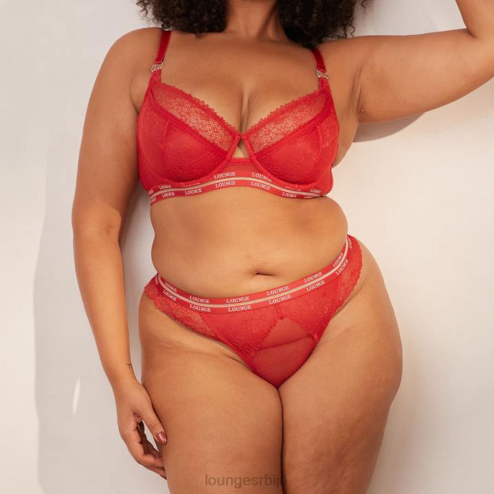 Вогуе балконски грудњак и танге/гаћице сет Жене Lounge Доњи веш JPFL68 мароон