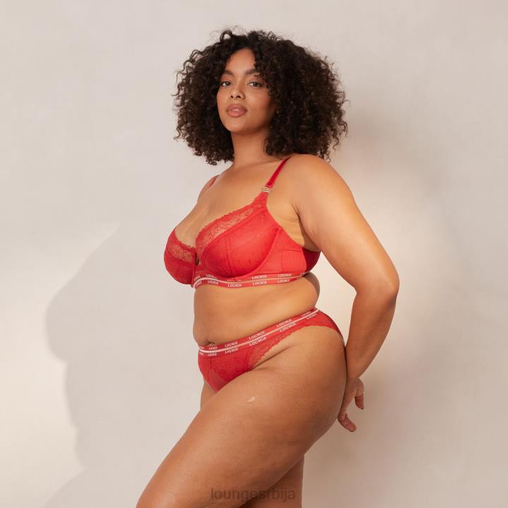 Вогуе балконски грудњак и танге/гаћице сет Жене Lounge Доњи веш JPFL68 мароон