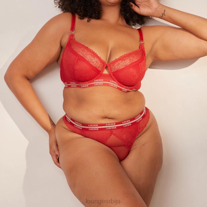 Вогуе балконски грудњак и танге/гаћице сет Жене Lounge Доњи веш JPFL68 мароон
