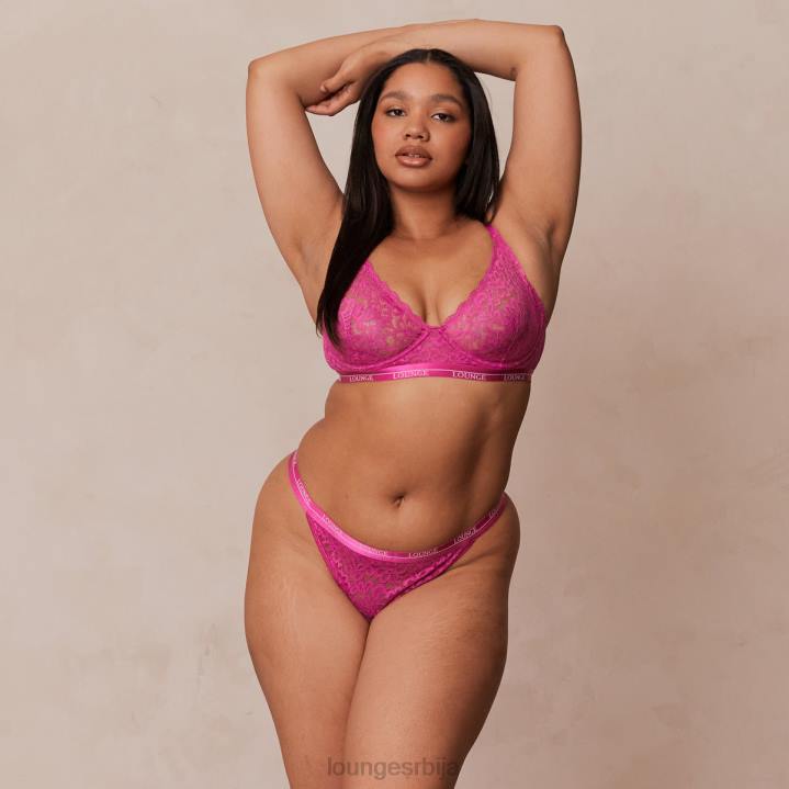 балконски грудњак и танги комплет Жене Lounge Доњи веш JPFL74 малина