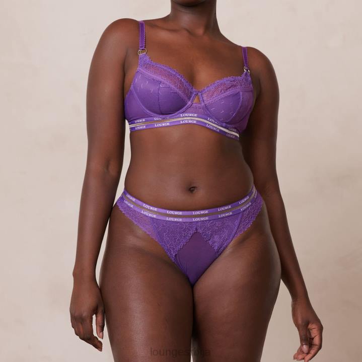 Вогуе балконски грудњак и танге/гаћице сет Жене Lounge Доњи веш JPFL75 љубичаста