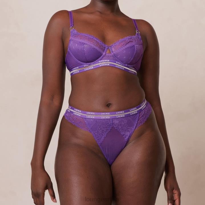 Вогуе балконски грудњак и танге/гаћице сет Жене Lounge Доњи веш JPFL75 љубичаста
