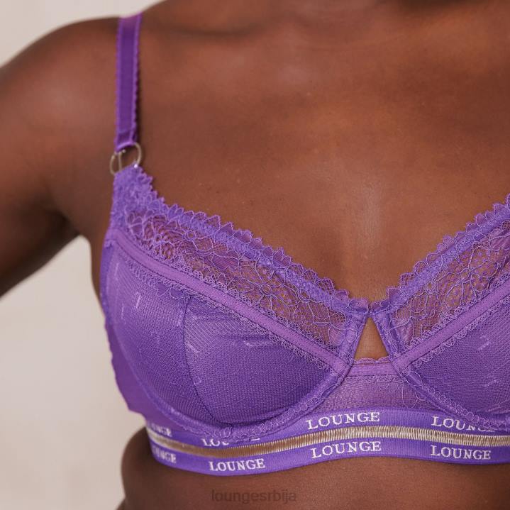 Вогуе балконски грудњак и танге/гаћице сет Жене Lounge Доњи веш JPFL75 љубичаста