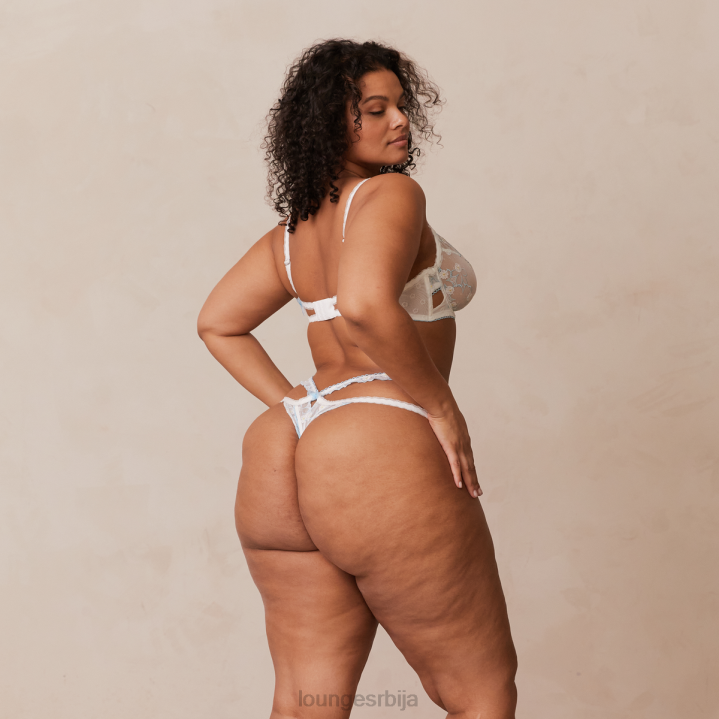 флеур балконски грудњак и г-стринг сет Жене Lounge Доњи веш JPFL76 бела и плава