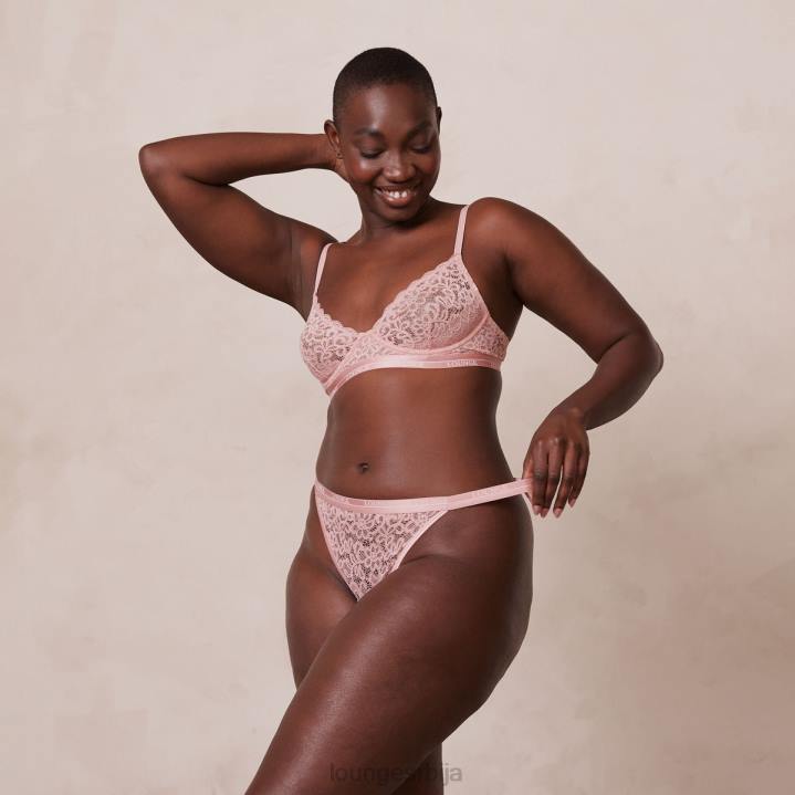 балконски грудњак и танги комплет Жене Lounge Доњи веш JPFL78 розе