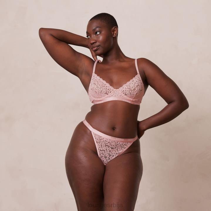 балконски грудњак и танги комплет Жене Lounge Доњи веш JPFL78 розе