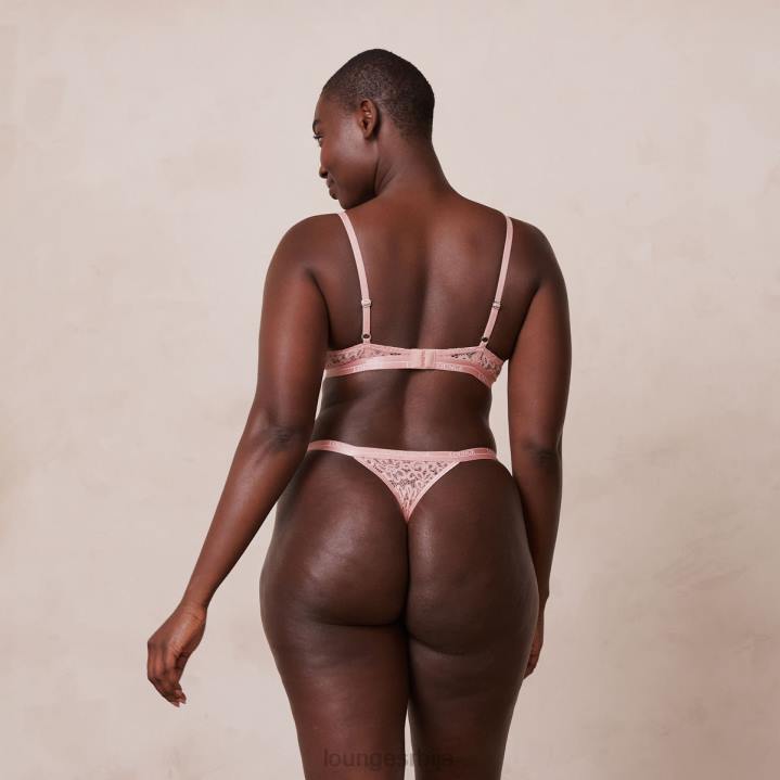 балконски грудњак и танги комплет Жене Lounge Доњи веш JPFL78 розе