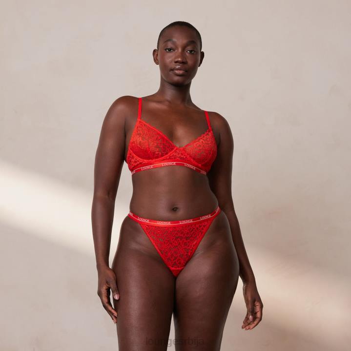 балконски грудњак и танги комплет Жене Lounge Доњи веш JPFL8 црвена