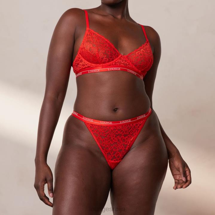 балконски грудњак и танги комплет Жене Lounge Доњи веш JPFL8 црвена