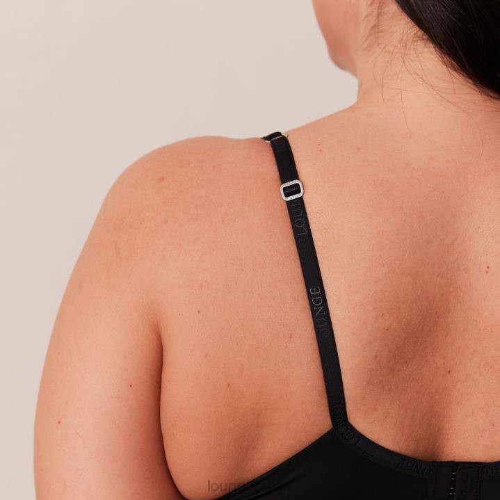 сет класичних грудњака са кратким мајицама и тангица/гаћица Жене Lounge Доњи веш JPFL91 црн