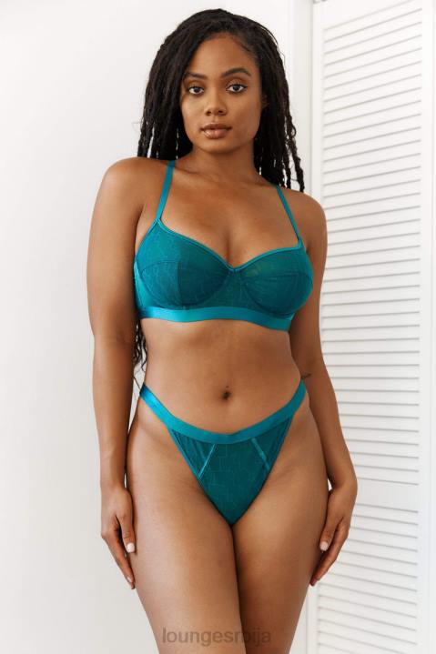 шик балконски грудњак и танги сет Жене Lounge Доњи веш JPFL92 тиркизно