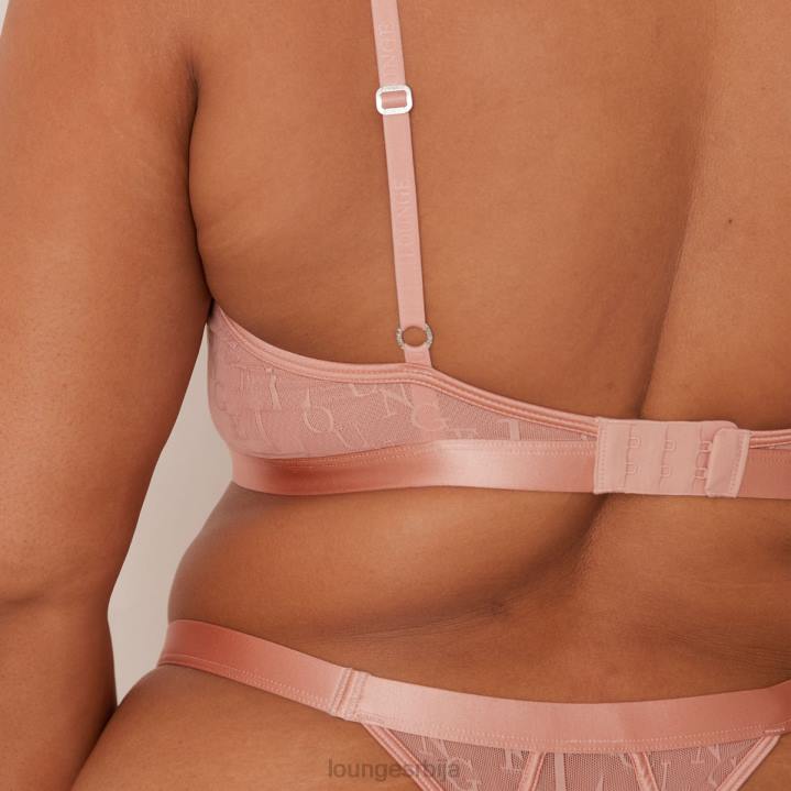 шик балконски грудњак и танги сет Жене Lounge Доњи веш JPFL97 розе