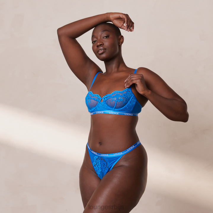 блоссом балконски грудњак и танги сет Жене Lounge Доњи веш JPFL9 кобалт плава