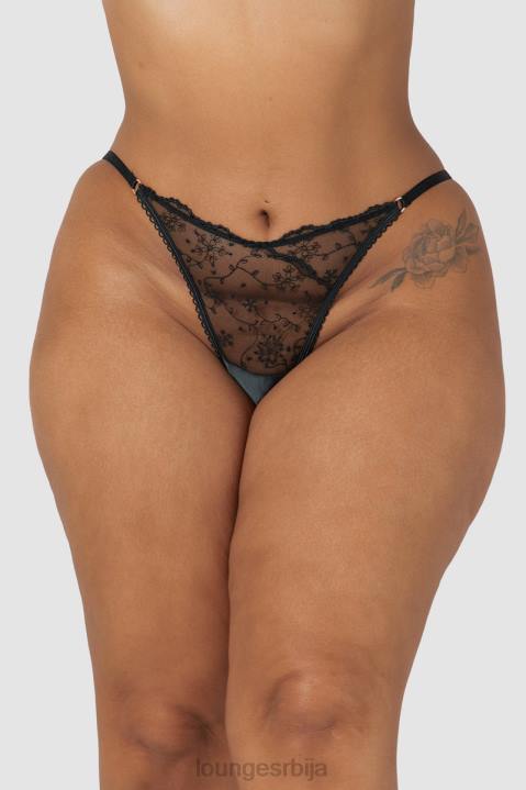 уске гаћице отворених леђа Жене Lounge Доњи веш JPFL252 црн