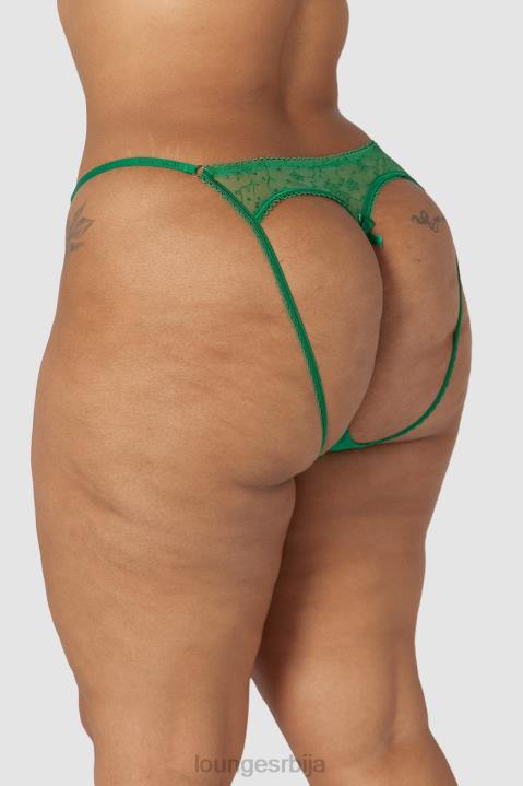 уске гаћице отворених леђа Жене Lounge Доњи веш JPFL253 смарагд