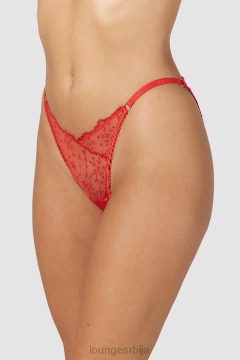 уске гаћице отворених леђа Жене Lounge Доњи веш JPFL254 црвена