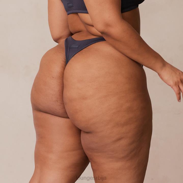 ребрасте танге у облику троугла Жене Lounge Доњи веш JPFL509 угљен плава