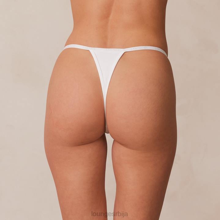 глатке класичне танге Жене Lounge Доњи веш JPFL557 бео