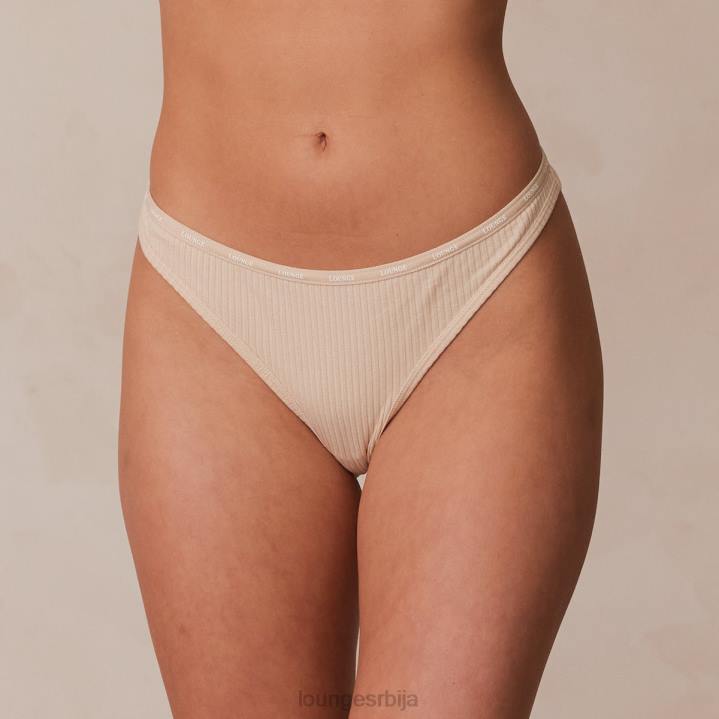 тако меке ребрасте танге Жене Lounge Доњи веш JPFL692 латте
