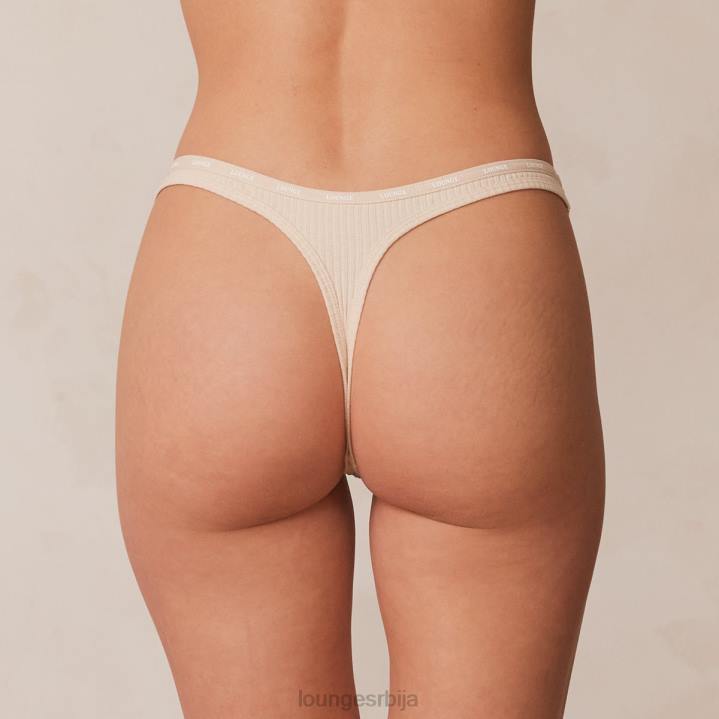 тако меке ребрасте танге Жене Lounge Доњи веш JPFL692 латте