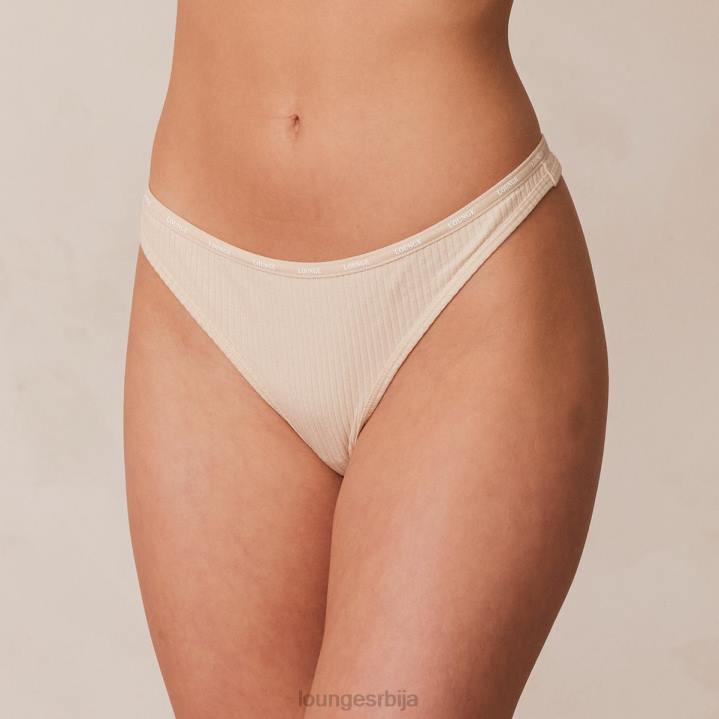 тако меке ребрасте танге Жене Lounge Доњи веш JPFL692 латте