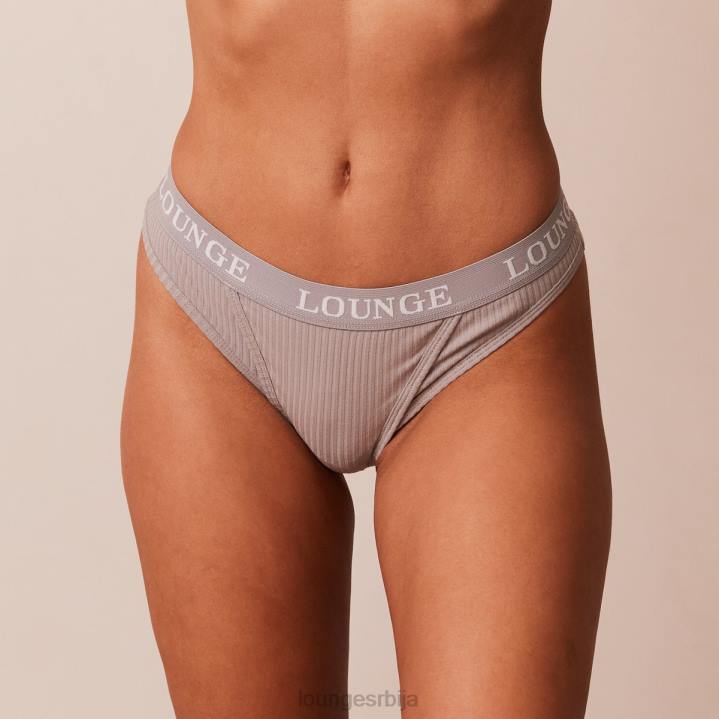 ултра комфорне ребрасте танге Жене Lounge Доњи веш JPFL731 сива