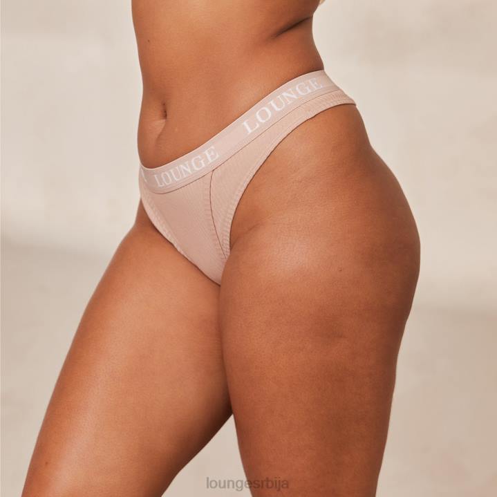 ултра комфорне ребрасте танге Жене Lounge Доњи веш JPFL746 таупе