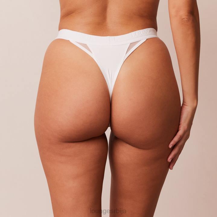 контурне мрежасте танге Жене Lounge Доњи веш JPFL369 бео