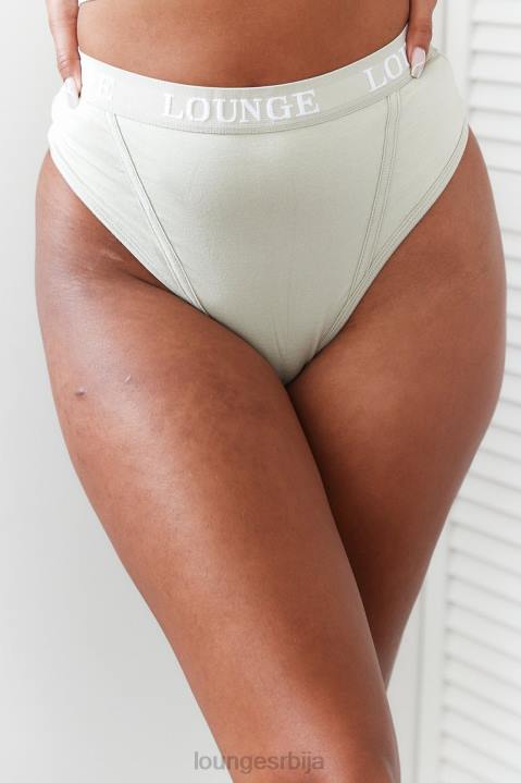 бамбус основне танге (комплет) Жене Lounge Доњи веш JPFL383 маслина