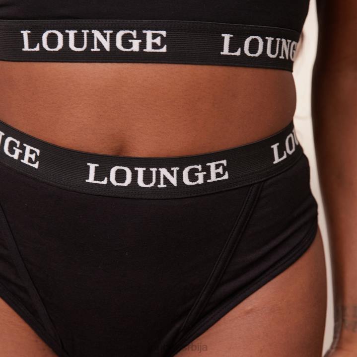 бамбус основне танге Жене Lounge Доњи веш JPFL386 црн