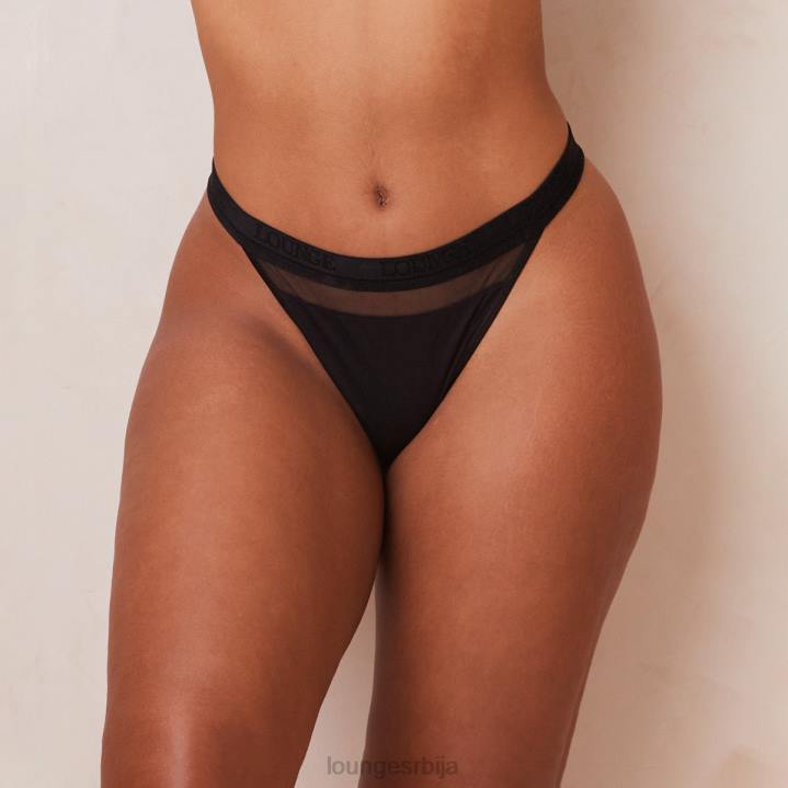 мрежасте танге Жене Lounge Доњи веш JPFL402 црн