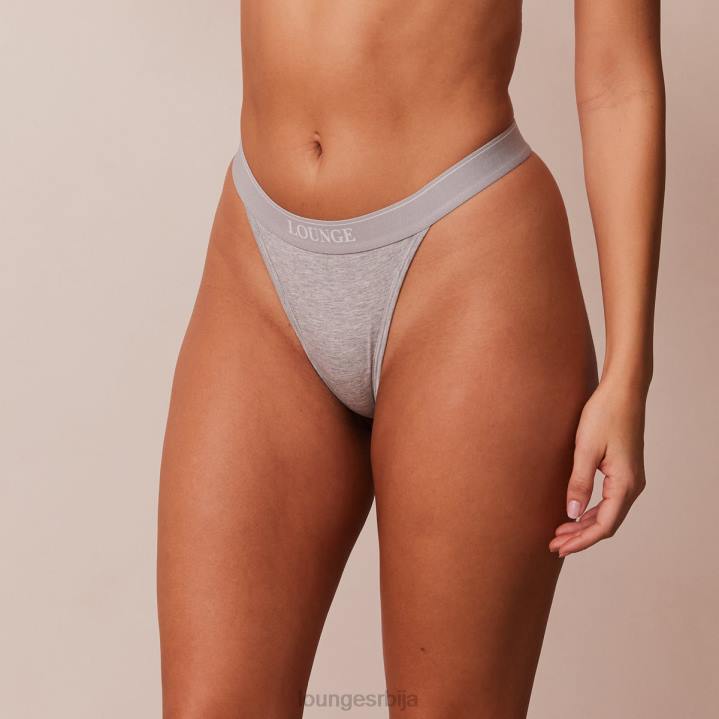 бамбусове минималне троугласте танге Жене Lounge Доњи веш JPFL408 сива
