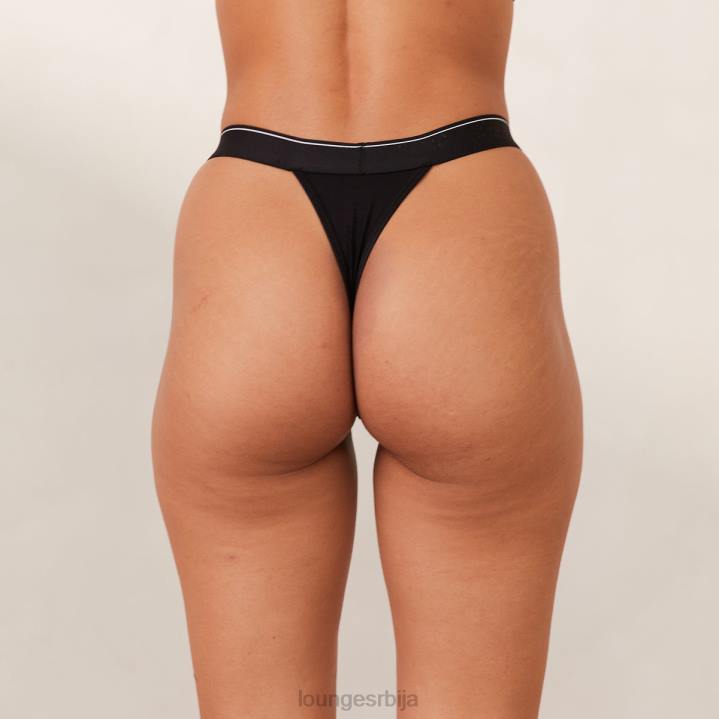 бамбусове минималне троугласте танге Жене Lounge Доњи веш JPFL410 црн