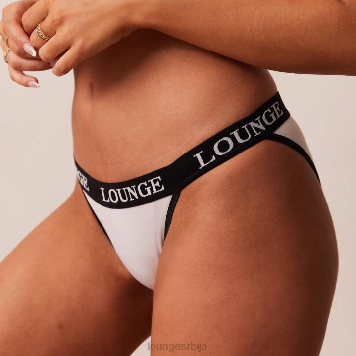 гаћице од бамбуса троугла Жене Lounge Доњи веш JPFL423 бео